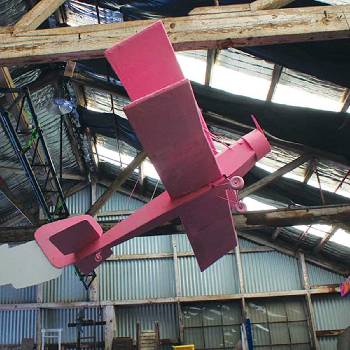 Large Hanging Bi-Plane Model