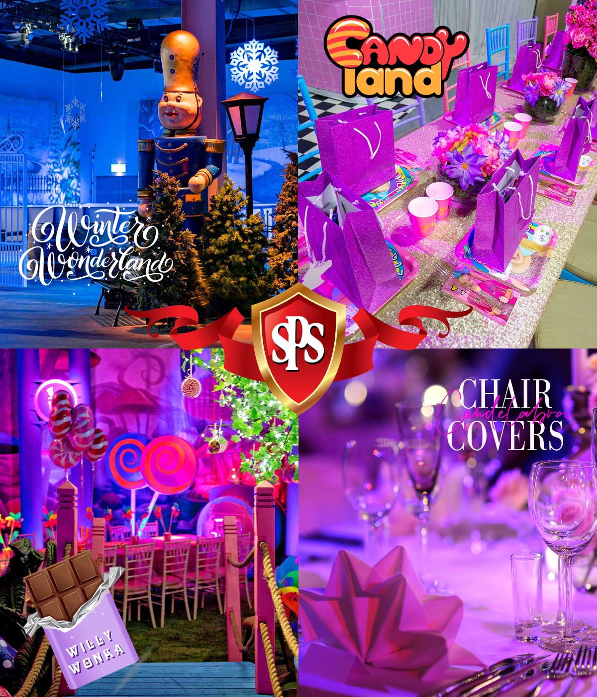 Winter Wonderland Candyland Willy Wonka Themes